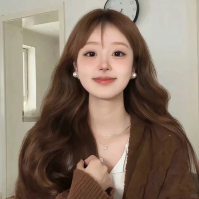照片的她